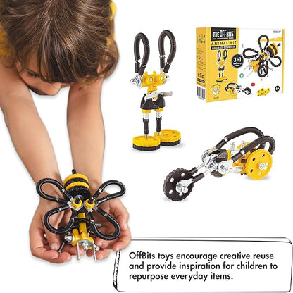 Stem Building Toys, Educational Build Your Own Robot Toy for Kids Age 6 7 8 9+ Year Old Boys and Girls, Animal Stem Toys Engineering Kit, Construction Toys Steam Gift - Bee
