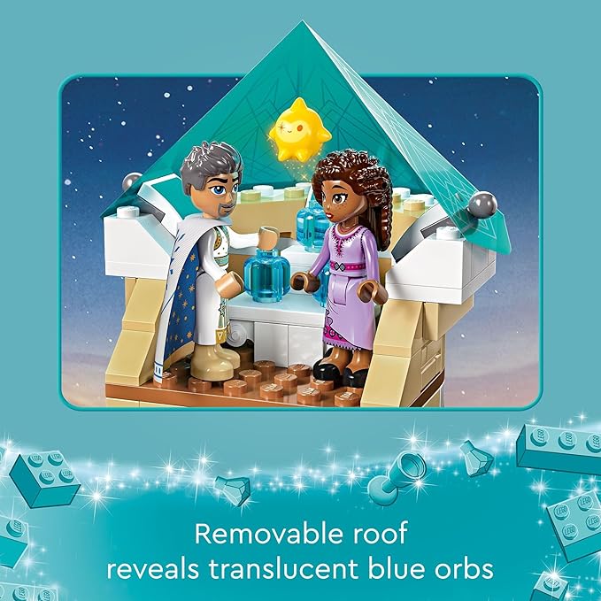 LEGO Disney Wish: King Magnifico’s Castle 43224 Building Toy Set, A Collectible Set for Kids Ages 7 and up to Play Out Favorite Scenes from The Disney Movie, Inspire Pretend Play Within The Palace