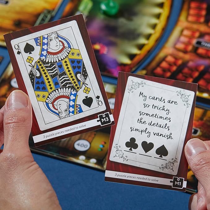 Clue Escape: The Illusionist’s Club Board Game | Escape Room Family Game | 1-Time Solve Mystery | Ages 10+ | 1-6 Players | Difficulty 4 | 90 - 120 Mins.