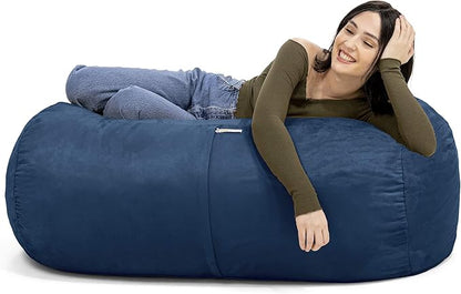 Jaxx Sofa Saxx Bean Bag Lounger, 4-Feet, Navy