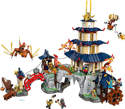 LEGO NINJAGO Tournament Temple City Adventure Toy, Fantasy Playset for Kids, 13 Minifigures and a Dragon Figure, Birthday Gift for Boys and Girls Aged 14 and Up 71814