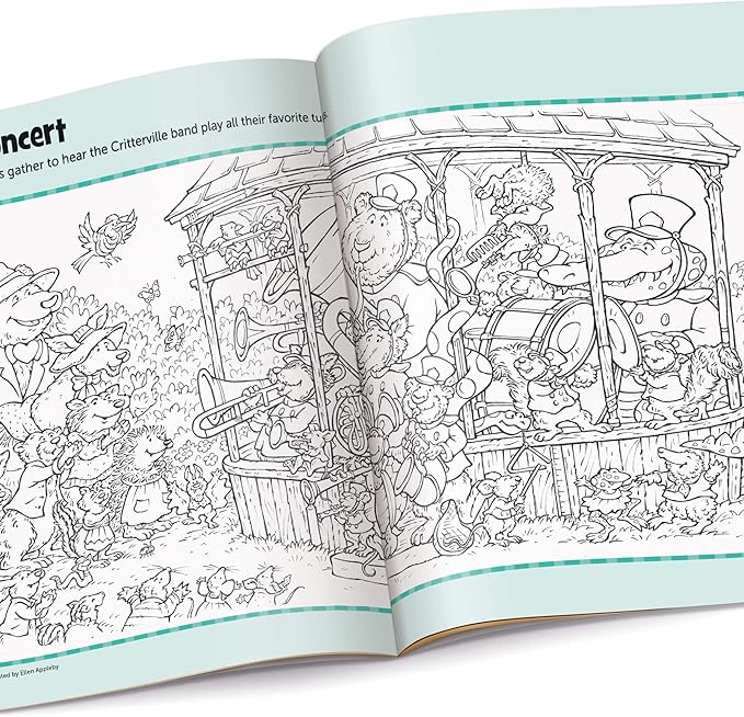 Highlights Hidden Pictures Fun Books for Kids Ages 3-6, 4-Pack, 64 Pages of Seek and Find Activities, Double as Coloring Books, 480+ Stickers, Volume 1