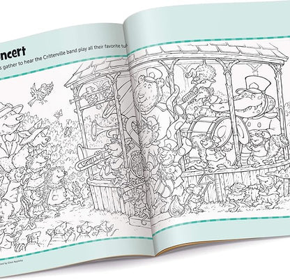 Highlights Hidden Pictures Fun Books for Kids Ages 3-6, 4-Pack, 64 Pages of Seek and Find Activities, Double as Coloring Books, 480+ Stickers, Volume 1