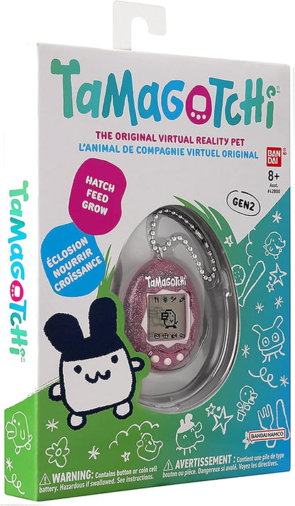 Tamagotchi Original - Pink Glitter (Updated Logo)