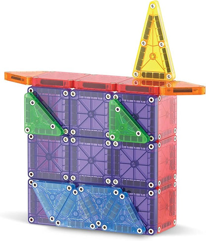 MAGNA-TILES microMAGS 70-Piece Deluxe Magnetic Construction Set, The Original Magnetic Building Brand