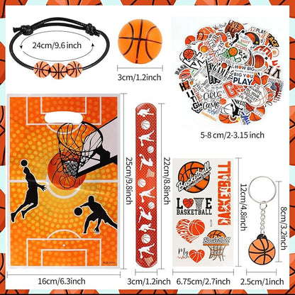Kolewo4ever 295 Pieces Basketball Party Favors Supplies Set Bulk Sports Goodie Bag Fillers for Sports Party Gifts Bags (Basketball)
