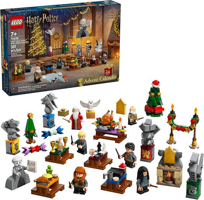LEGO Harry Potter Advent Calendar 2024 for Kids - Christmas Advent Calendar W/ 16 Mini Builds & 7 Minifigures, Ages 7+ - Harry Potter Toys Gift Idea for Boys & Girls, Ages 7+ - 76438