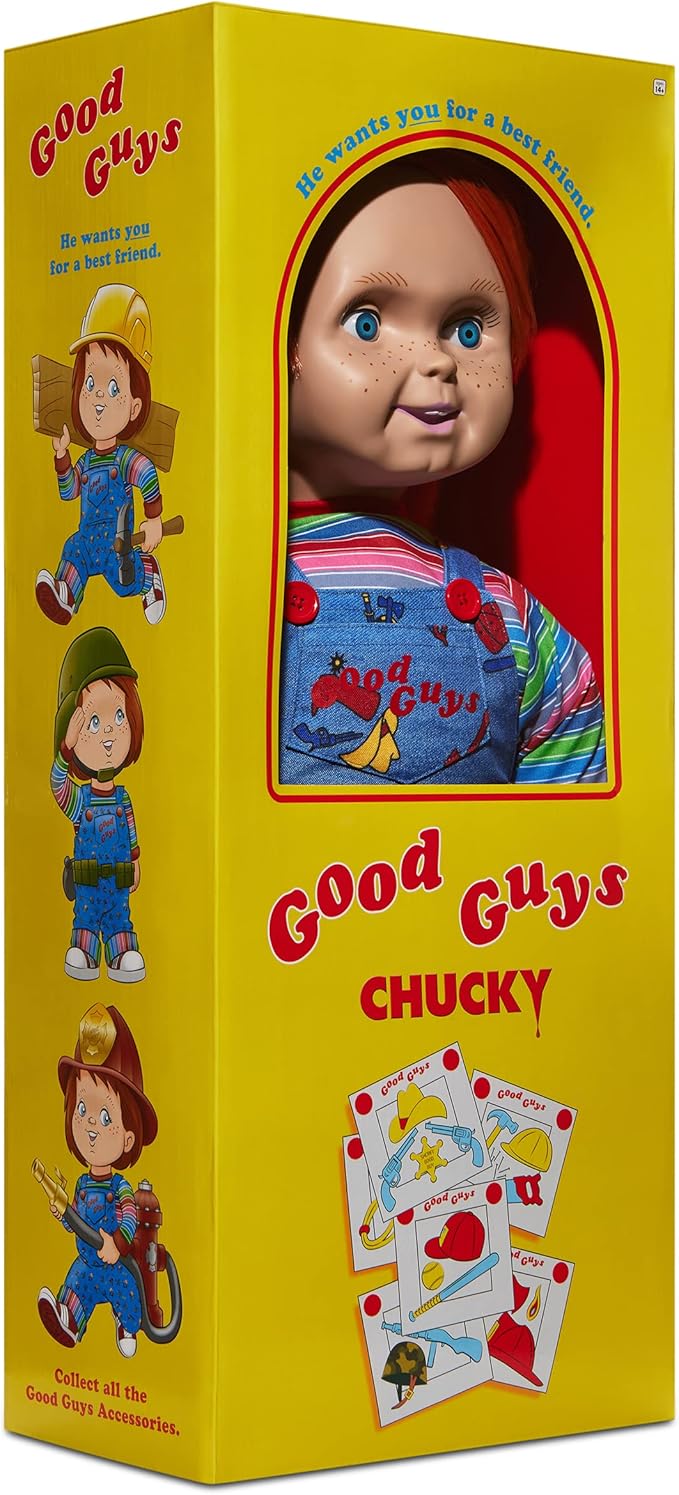 Spirit Halloween Good Guys Chucky Decoration - 24 Inch | Officially Licensed | Child's Play | Horror décor