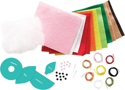 Klutz Sew Mini Treats Craft Kit, 8" Length x 1.5" Width x 9" Height