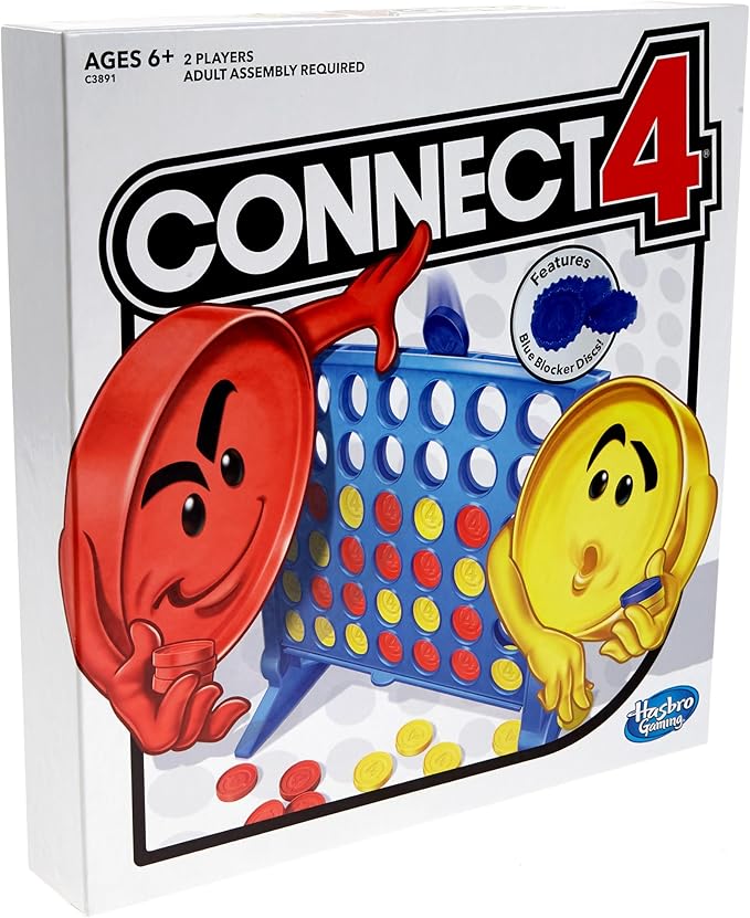 Hasbro Gaming Connect 4 Strategy Board Game for Kids | 2 Players | Easter Gifts for Boys & Girls | Ages 6+ (Amazon Exclusive)