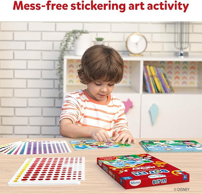 Skillmatics Art Activity - Dot It Disney Mickey and Friends, Mess-Free Sticker Art for Kids, DIY Craft Kits, Scrapbooking, Gifts for Boys & Girls Ages 3, 4, 5, 6, 7