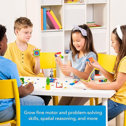 PLUS PLUS - Open Play Set - 1200 Piece - Basic Color Mix, Construction Building Stem Toy, Interlocking Mini Puzzle Blocks for Kids