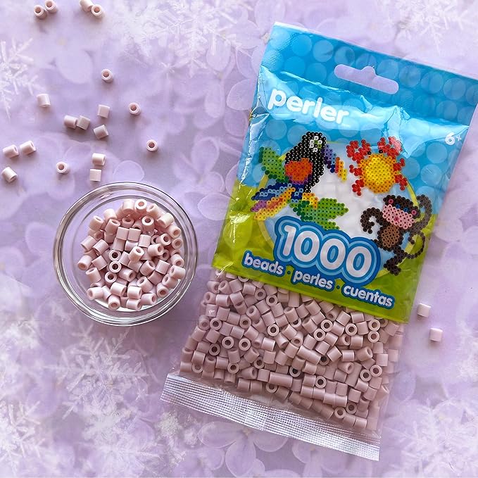 Perler Fuse Beads for Kids Crafts, Frosted Lilac Purple 1000 Piece
