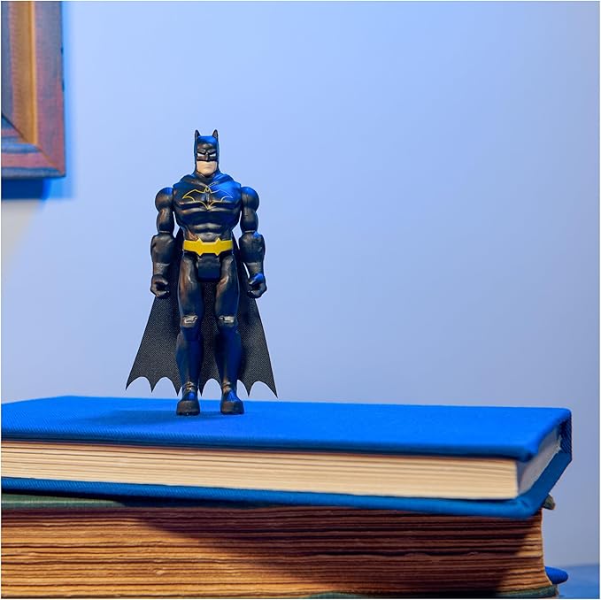 DC Comics, Batman Batmobile Remote Control Car, Easy to Drive, Compatible with Batman Figures, Kids Toys for Boys and Girls Ages 4 and Up