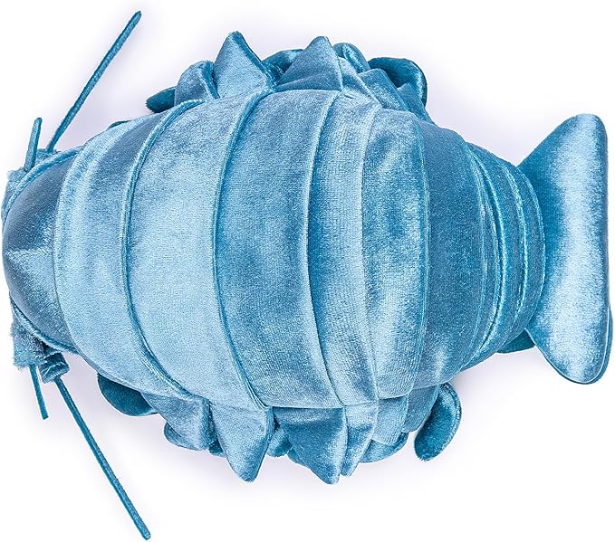 ZHONGXIN MADE Large Isopod Plush - Lifelike 20” Blue Isopod Weigted Stuffed Animal, Realistic Bathynomus Giganteus Arthropod Insect Plushie, Soft Crustaceans Animals Toys Model Dolls Gifts for Kids