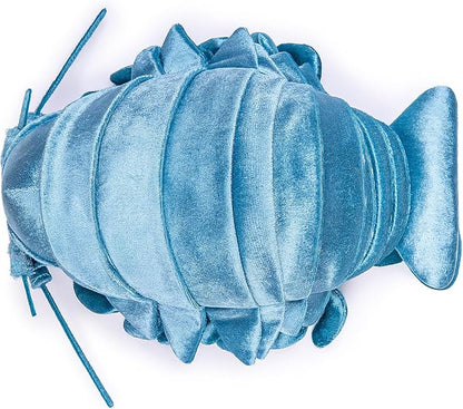 ZHONGXIN MADE Large Isopod Plush - Lifelike 20” Blue Isopod Weigted Stuffed Animal, Realistic Bathynomus Giganteus Arthropod Insect Plushie, Soft Crustaceans Animals Toys Model Dolls Gifts for Kids