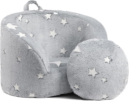 ALIMORDEN Snug-Arch Toddler Couch, Comfy Foam Baby Chair, Ergonomic Toddler Chair with a Snug Embrace Design for Boys and Girls