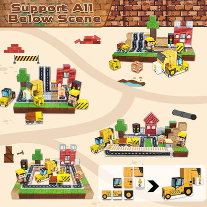 Magnetic Blocks - 100PCS Magnetic Building Blocks Magnetic Cubes Stacking Construction Set, STEM Montessori Sensory Toys for Kids Boys Girls Ages 3-5 6-8 Holiday Easter Birthday Gifts