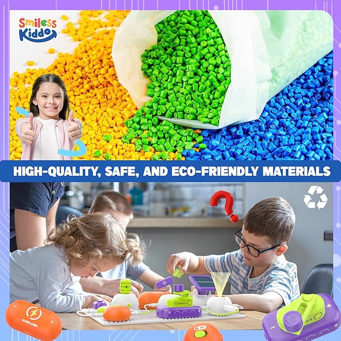 Science Kits for Kids - STEM Kits for Kids, Electronics Exploration Kit, Over 150 Projects, 14 Circuit Parts, STEM Educational Toy Gifts for Kids Boys Girls Ages 3 4 5 6 7 8 9 10 11 12