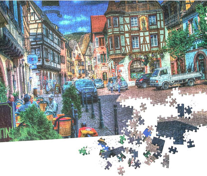 1000 Piece Jigsaw Puzzles for Adults Night Street 1000 Pieces Puzzle with Exquisite Boxed