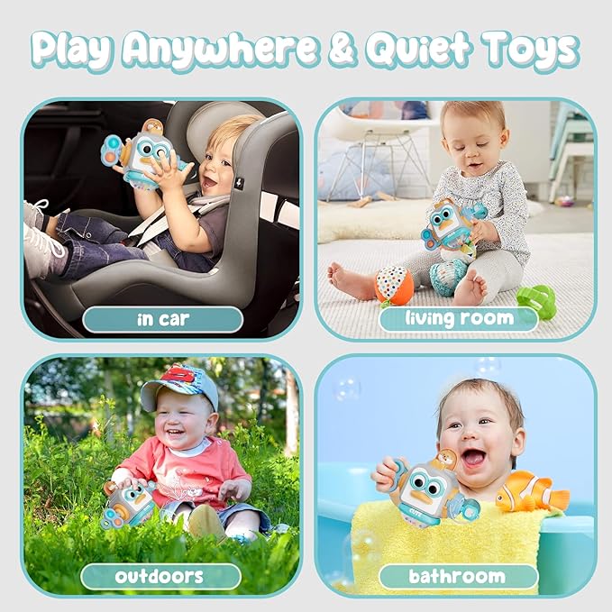 OSIMILY Busy Cube for 1 Year Old Toys| Montessori Toys for 1 Year Old,Sensory Toys for Toddlers 1-3,Learning Fine Motor Skills Toys,Birthday Gift for Baby Aged 6, 9, 10, 12, 18 Months