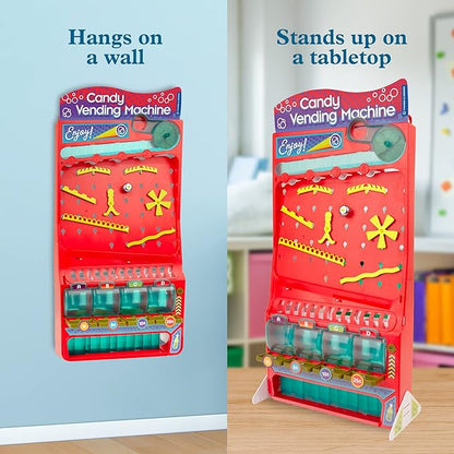 Thames & Kosmos 2-ft Tall Candy Vending Machine STEM Kit | Build Toy Vending Machine with 10 Gravity & Motion Experiments | Coin Sorting Bank | Math & Engineering Lessons