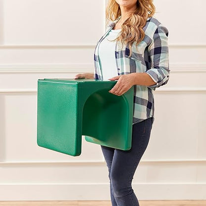 ECR4Kids Tri-Me 3-In-1 Cube Chair, Kids Furniture, Green