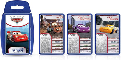 Top Trumps Card Game Disney Pixar Cars - Family Games for Kids and Adults - Learning Games - Kids Card Games for 2 Players and More - Kid War Games - Card Wars - for 6 Plus Kids