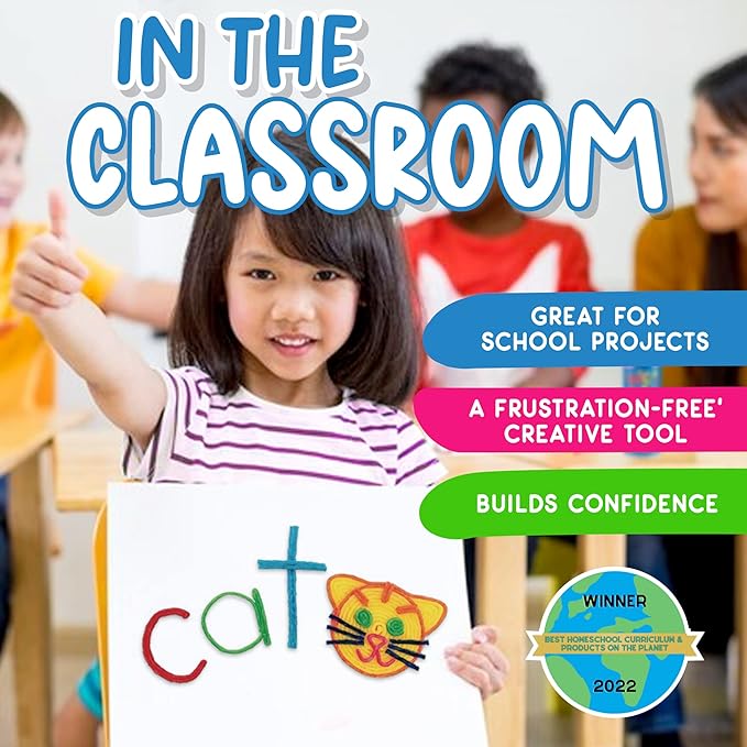 WIKKI STIX Nature Pak Provides Essential Arts & Crafts Fun and Great for School Projects, Made in The USA!
