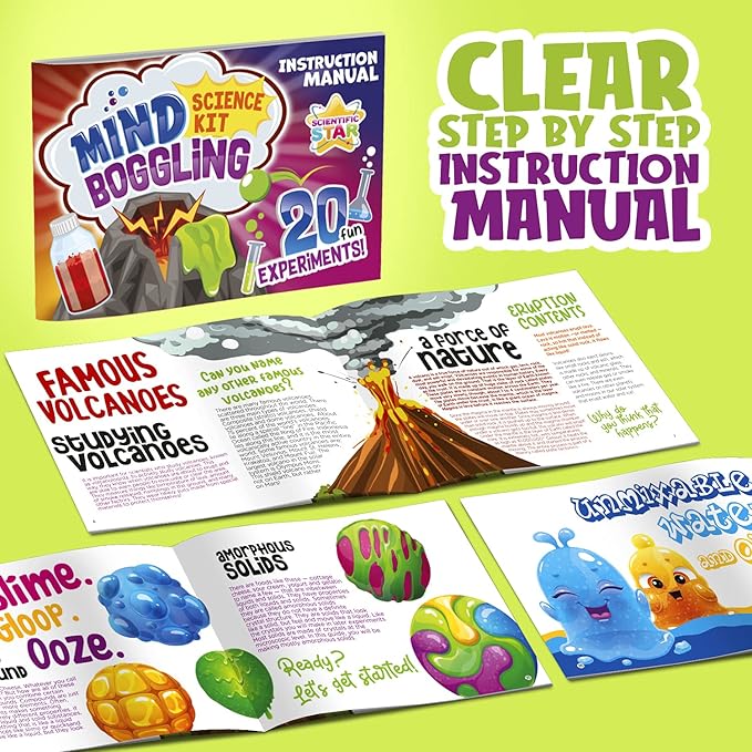 Science Set of Experiments for Kids 20 Fun STEM Activities for Kids