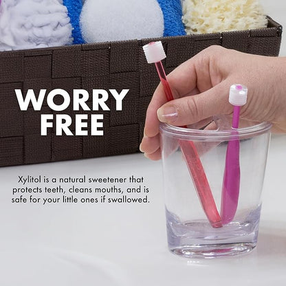 Brilliant Oral Care Kids Fluoride Free Toothpaste, Spry Gel with Xylitol, Strawberry Banana Flavor for Ages 3+ Months, 2 fl oz, 1 Pack