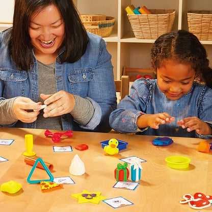 Play-Doh Squished Creative Challenge Set with 4 Activities for Kids 5 Years and Up, 30 Challenge Cards, Mega Can with 8 Modeling Compound Colors