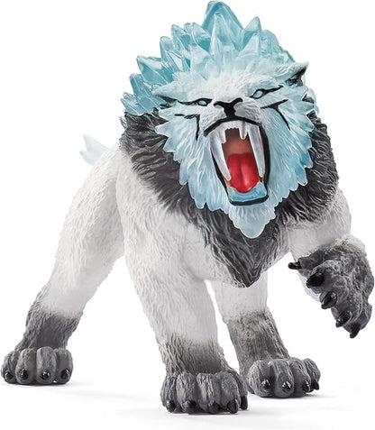 Schleich Eldrador Creatures, Mythical Creatures Toys for Kids, Attack on Ice Fortress Set with Ice Monster and Jungle Monster Action Figures, Ages 7+