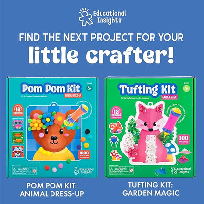 Educational Insights Jumbo Gem Kit - Arts and Crafts for Kids, Toddler Art Supplies, Toddler DIY Sensory Activity, Gift for Girls and Boys Ages 5+