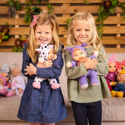 Baby's First (Bilingual - English-Spanish) 12" Farm Animal Friends Cow Soft & Cuddly Singing Musical Doll, Sings Old McDonald Had a Farm