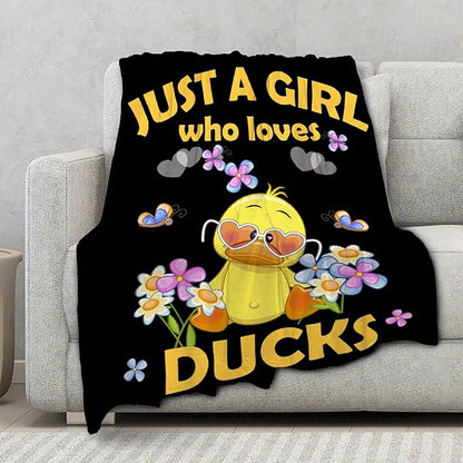 Duck Blanket for Girls Adult duck Blanket Kids Funny Blanket Suitable for Bedroom Living Room bed sofa Crib Couch Chair outdoor All Season Items That Yellow Duck Lovers Will Love 40"x30"for Pets