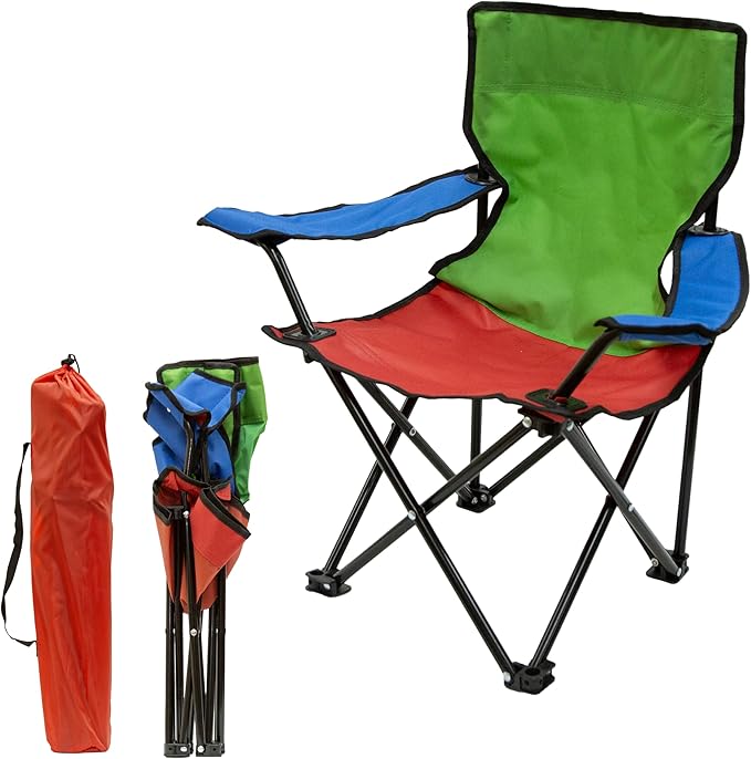 Pacific Play Tents Tri-Color Kids Super Duper Folding Chair (56134)
