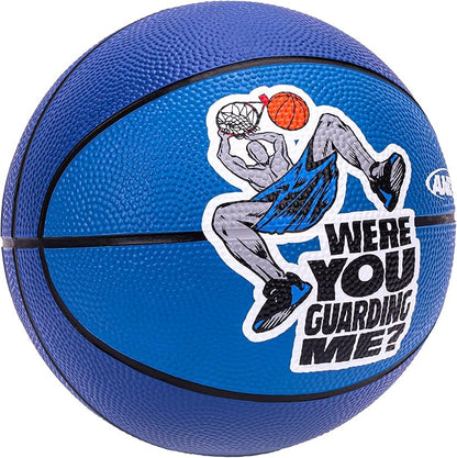 AND1 Mini Basketball 3 Pack Set for Kids (Deflated w/Pump Included): - Size 3 7-Inch Premium Youth Size Basketballs, Easy to Grip