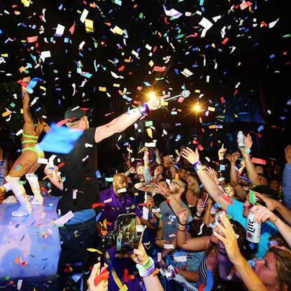 Novelty Place 12Pcs LED Glow Bracelets Set - Light Up Party Favor Toys Glow Sticks for Kids and Adults - Glow in the Dark Accessories for Halloween, Birthdays, Concerts, and Carnival Celebrations