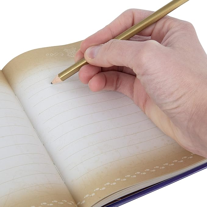 Harry Potter Marauder's Map Diary for Kids - Lock & Key Journal Notebook w/ 216 Lined Pages - Officially Licensed - Book & Movie Valentine's Day & Easter Basket Stuffer Gift for Girls, Boys, Teens 6+