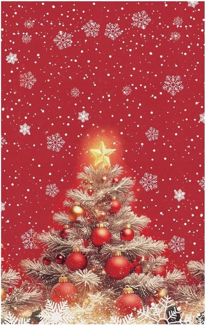 Christmas Decorations Xmas Tree Recliner Headrest Cover for Recliners Breathable Sofa Head Protector for Home Couch Loveseats Decoration