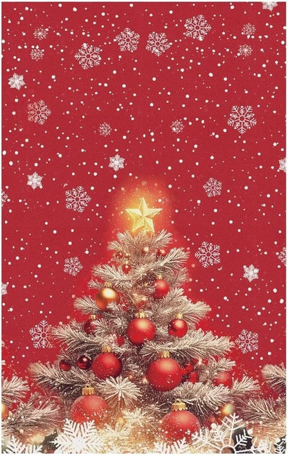 Christmas Decorations Xmas Tree Recliner Headrest Cover for Recliners Breathable Sofa Head Protector for Home Couch Loveseats Decoration 3pcs