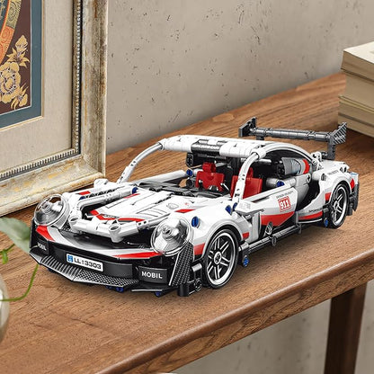 540 Piece Sports Car Model Building Kit for Kids,Teens and Adults,MOC 1:18 Racing Pull Back Car Model Building Set,STEM Educational Building Toy Car,Christmas Birthday Gift for Boy Girl Age 6+