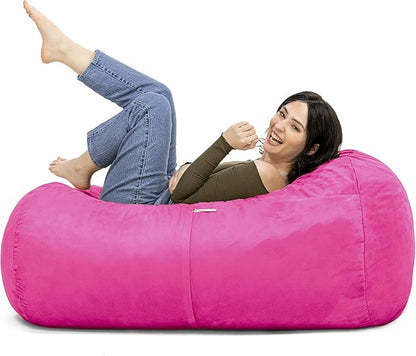 Jaxx Sofa Saxx Bean Bag Lounger, 4-Feet, 4-foot, Fuchsia