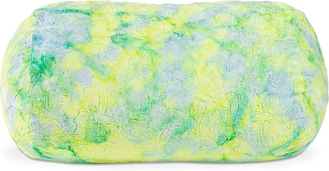 Jaxx Sofa Saxx Bean Bag Couch - 4 Foot - Faux Fur, Firefly Yellow