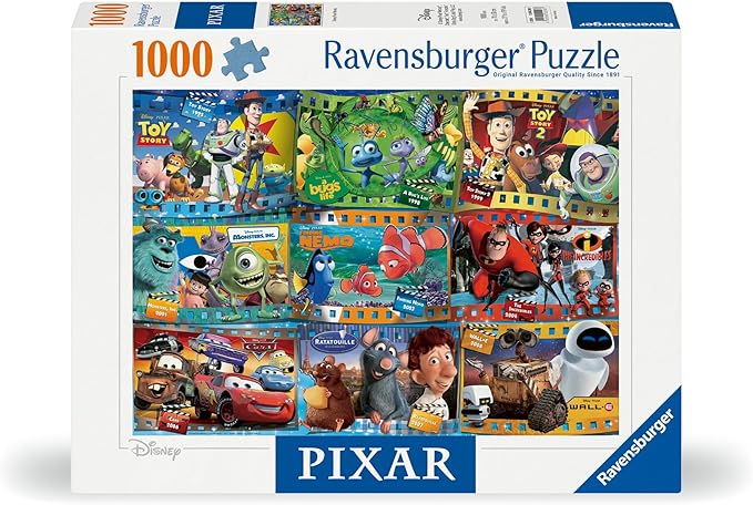 Ravensburger Disney-Pixar Movies 1000 Piece Jigsaw Puzzle for Adults - 12000298 - Handcrafted Tooling, Made in Germany, Every Piece Fits Together Perfectly