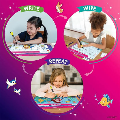 Skillmatics I Can Write Disney Princess - Reusable Preschool Learning Activities, Educational Toys & Games, Handwriting Aids, Back to School Supplies, Gift for Students, Kids, Toddlers Ages 3, 4, 5, 6