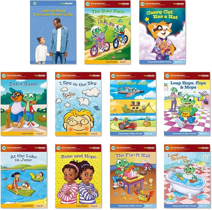 LeapFrog LeapReader System Learn-to-Read 10 Book Mega Pack, Pink