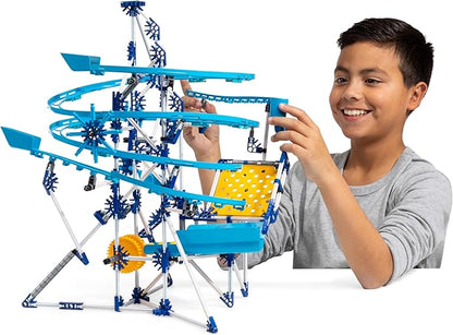 K'NEX - Marble Coaster Run with Motor‚ 504 Pieces, STEM Building, Kid Construction Set‚ Ages 8+