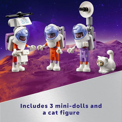 LEGO Friends Mars Space Base and Rocket Set, Science Toy for Pretend Play with 3 Mini-Dolls and Spaceship Toy, Gift for Girls, Boys and Kids Ages 8 and Up who Love Tech and Outer Space Toys, 42605